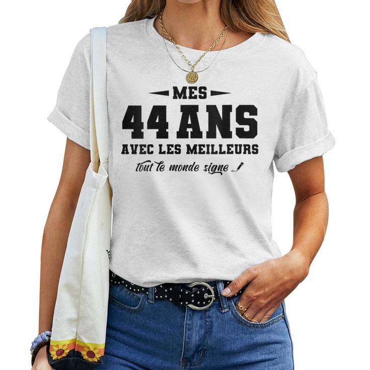Àigner Anniversaire 44 Ans Cadeau Anniv 44 Ans T-shirt femme