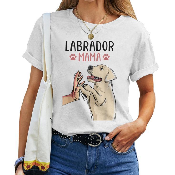 Labrador Mama Cani Donne Festa Della Mamma Donne Maglietta da donna
