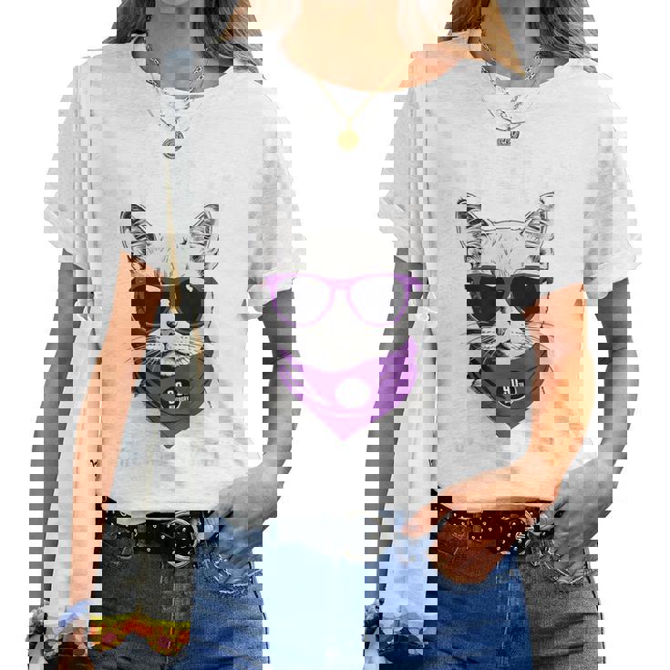 卒寿祝い ねこ サングラス 父 男性 女性 母 猫好き 卒寿 お祝い 90歳 おもしろ おもろい かっこいい レディースTシャツ