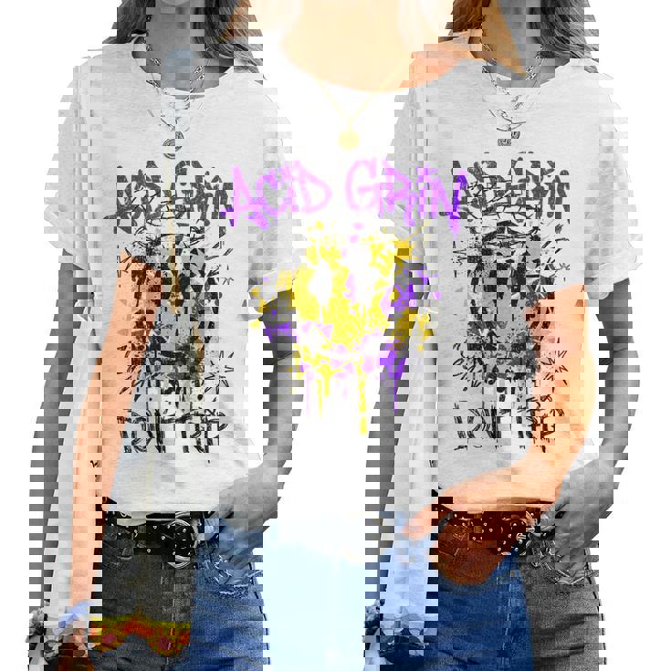 絵文字 美的 ヒップホップ Y2k 服 レトロ ヴィンテージ ストリートウェア ファッション 女性 男性 スマイリー レディースTシャツ