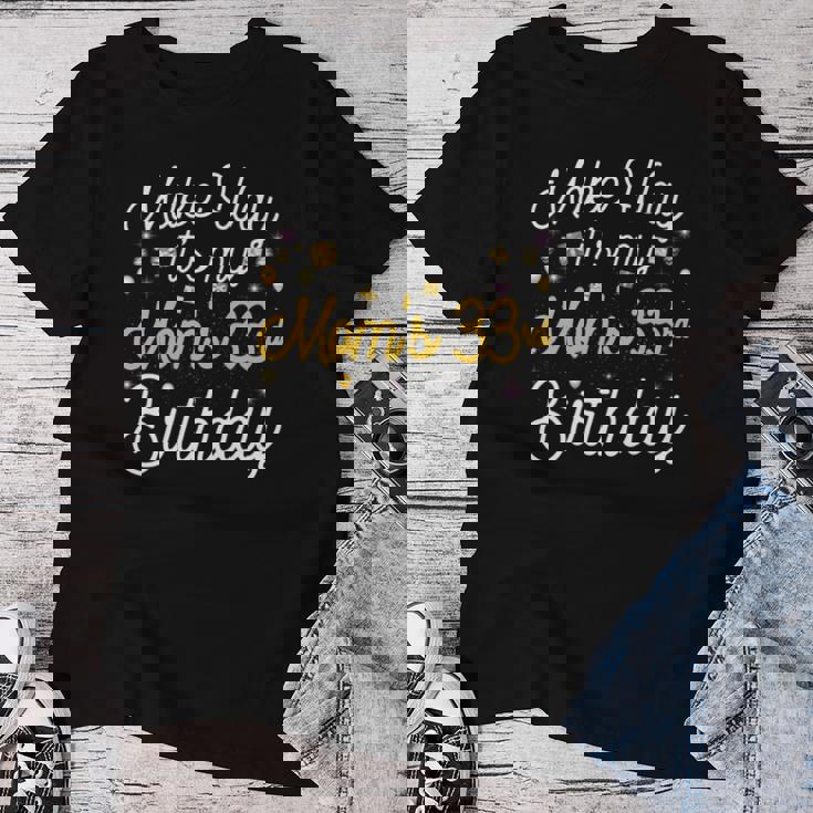 33 歳 母の誕生日 It's My Mom's 33Rd Birthday 長袖tシャツ レディースTシャツ 面白い贈り物