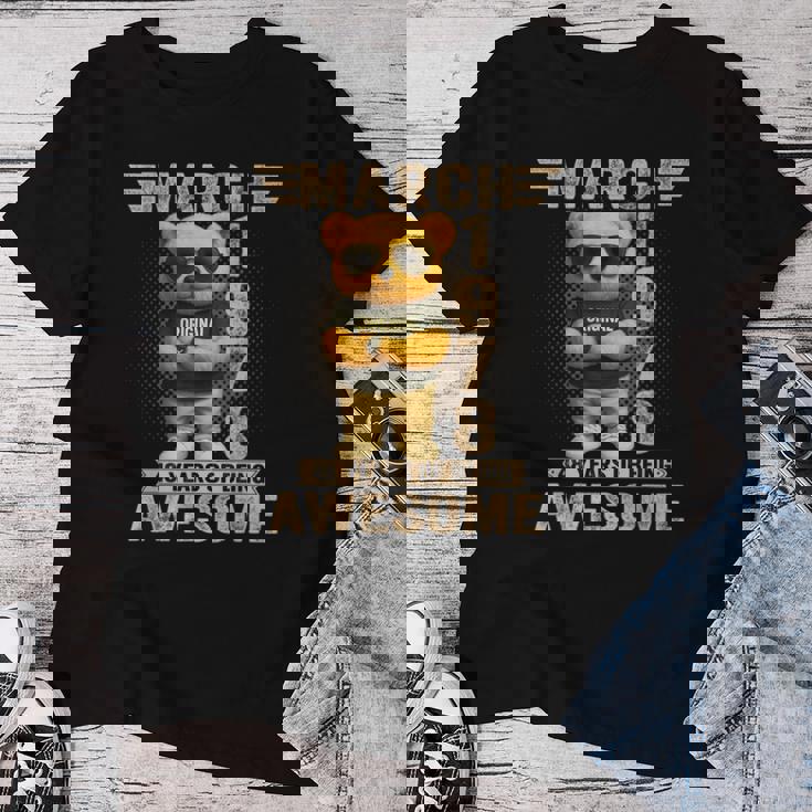 48歳 1978年3月 テディベア 48歳 誕生日 男性 女性 レディースTシャツ 面白い贈り物