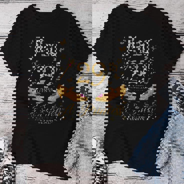 5月29日 プリンセスが生まれた 5月29日 誕生日 女の子 長袖tシャツ レディースTシャツ 面白い贈り物