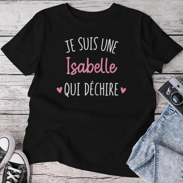Isabelle Rude Shirt Cadeau Personnalisé Prénom Isabelle Qui Déchire T-shirt femme | Cadeauxyz