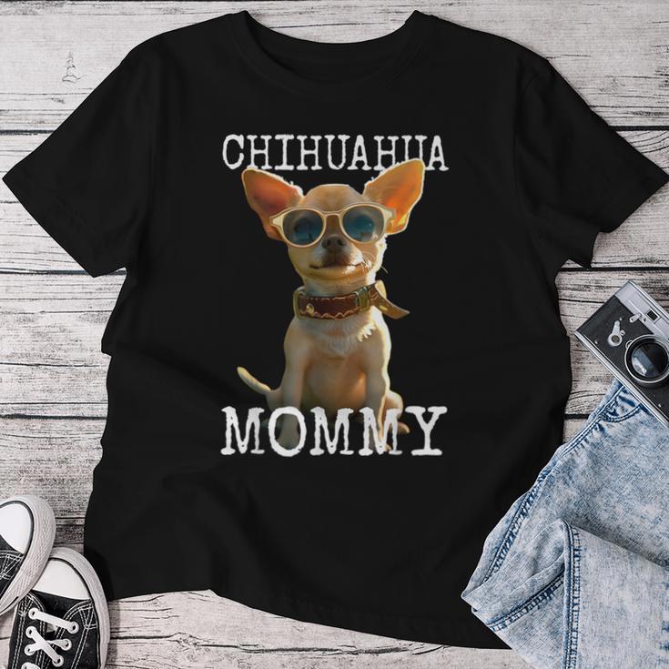 Chihuahua Mommy チワワ ママ ママ 母の日 ママ おもしろ チワワ レディースTシャツ 面白い贈り物