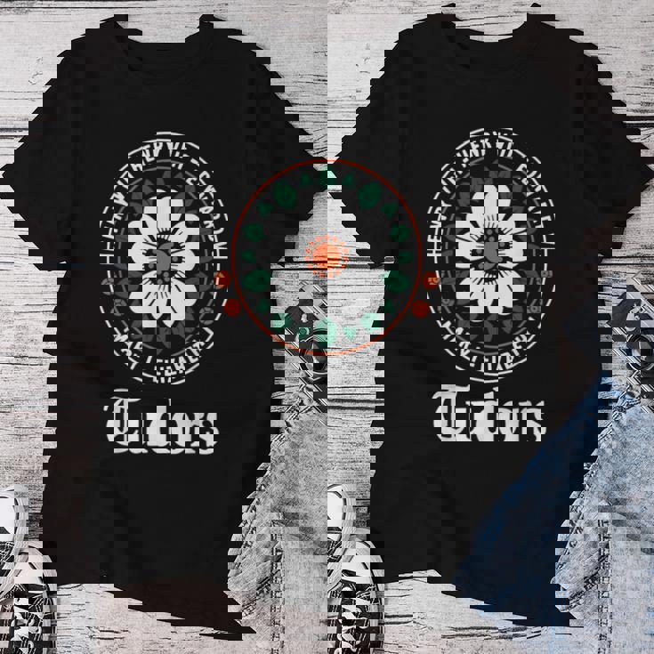 Tudor Kings、Queens Monarchs Of English History Rose レディースTシャツ 面白い贈り物