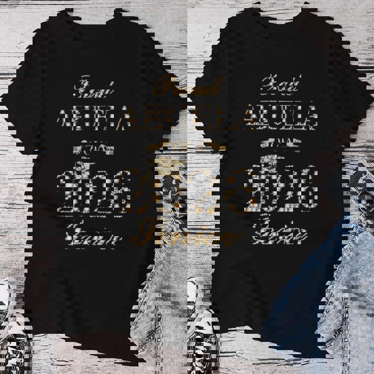 Proud Abuela Of A 2026 シニア 卒業 長袖tシャツ レディースTシャツ 面白い贈り物