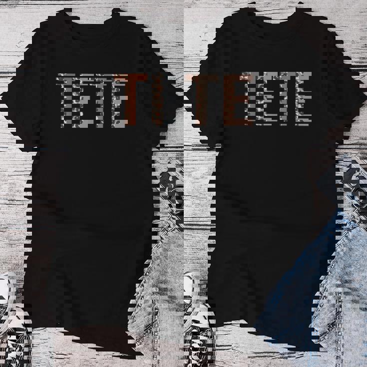 Tete ヒョウ柄 ママ キュート 母の日 おもしろい おばあちゃん レディースTシャツ 面白い贈り物