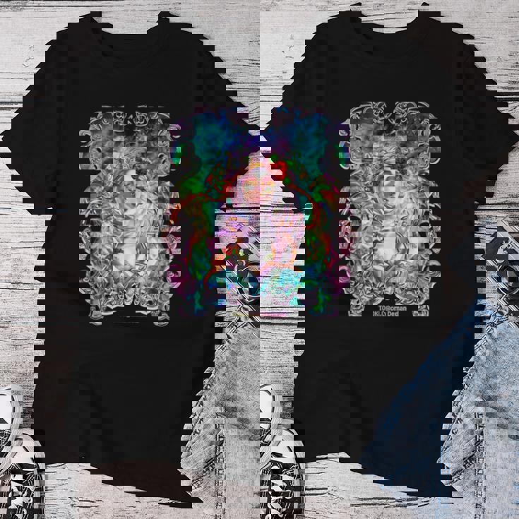 TokiOFlower オリジナルデザイン レディースTシャツ 面白い贈り物