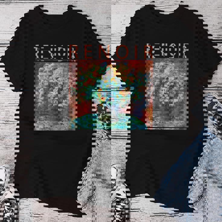 ルノワール 面白いtシャツ 名作アート 菊の花 絵画 メンズ レディース 面白い 服 美術 おもしろ レディースTシャツ 面白い贈り物