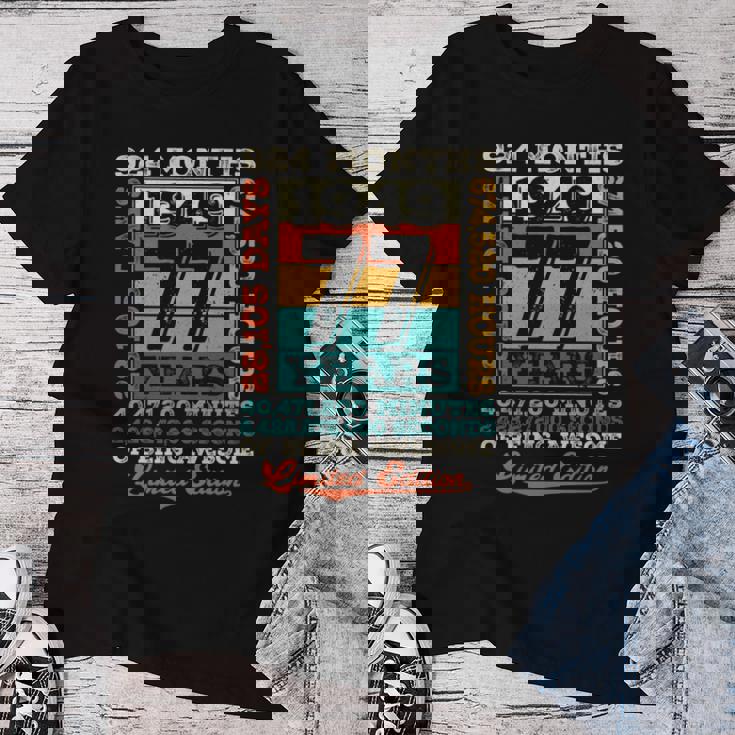 ヴィンテージ 1949 ギフト 男性 女性 長寿祝い 1949年生まれ 喜寿祝い ユニークな誕生日プレゼント 長袖tシャツ レディースTシャツ 面白い贈り物