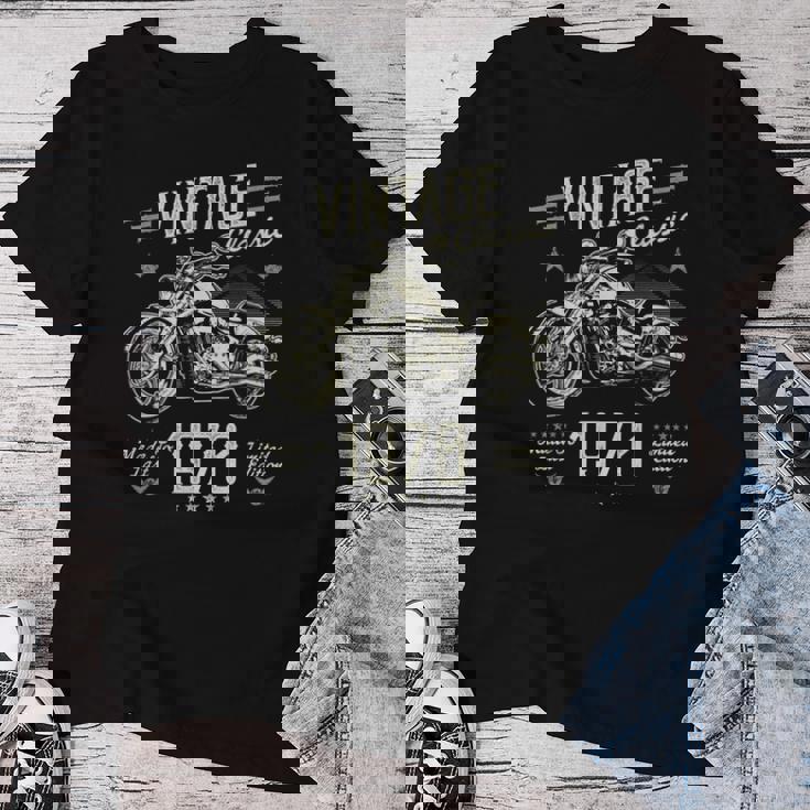 ヴィンテージ 1970 55 歳の誕生日プレゼント 男性 女性 55 歳 レディースTシャツ 面白い贈り物