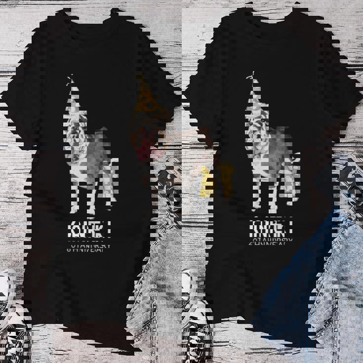 還暦祝い 犬好き 男性 女性 父 母 還暦 お祝い 60歳 かわいい 犬 ブルドッグ おしゃれ おもしろ 長袖tシャツ レディースTシャツ 面白い贈り物