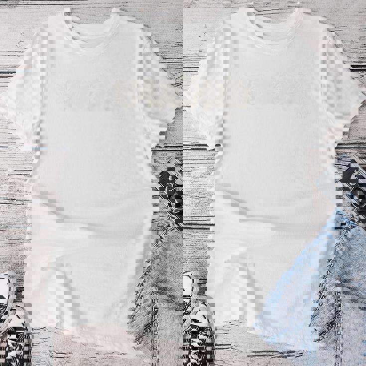 ハイビスカス 花 ハワイ アロハ ハワイ諸島 ビーチ サーフィン レディースTシャツ 面白い贈り物