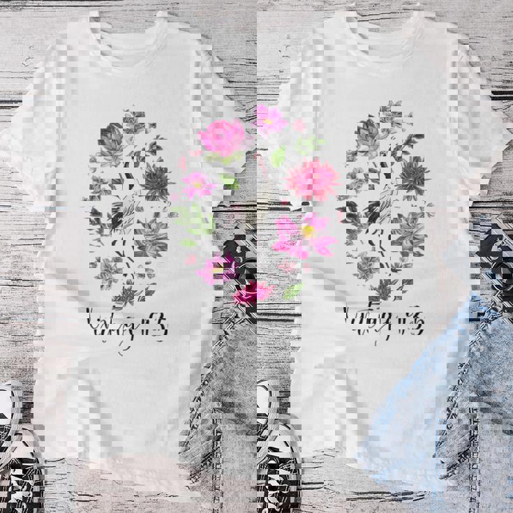 ヴィンテージ 1935年 蓮の花 日本の鶴 鳥 89歳の誕生日 レディースTシャツ 面白い贈り物