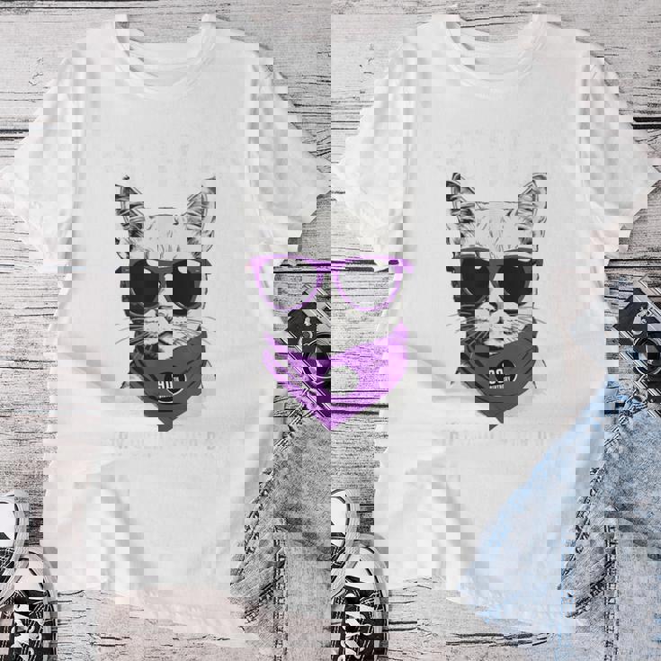 卒寿祝い ねこ サングラス 父 男性 女性 母 猫好き 卒寿 お祝い 90歳 おもしろ おもろい かっこいい レディースTシャツ 面白い贈り物