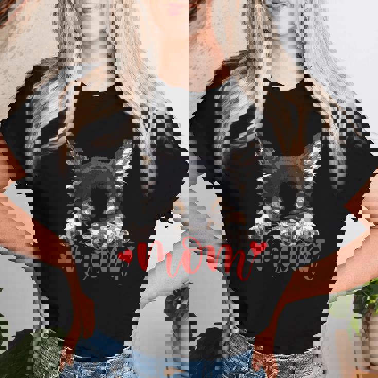 Chihuahua Mom The Dog Mother Chiwawa ブラック&タン チワワ 長袖tシャツ レディースTシャツ 彼女への贈り物