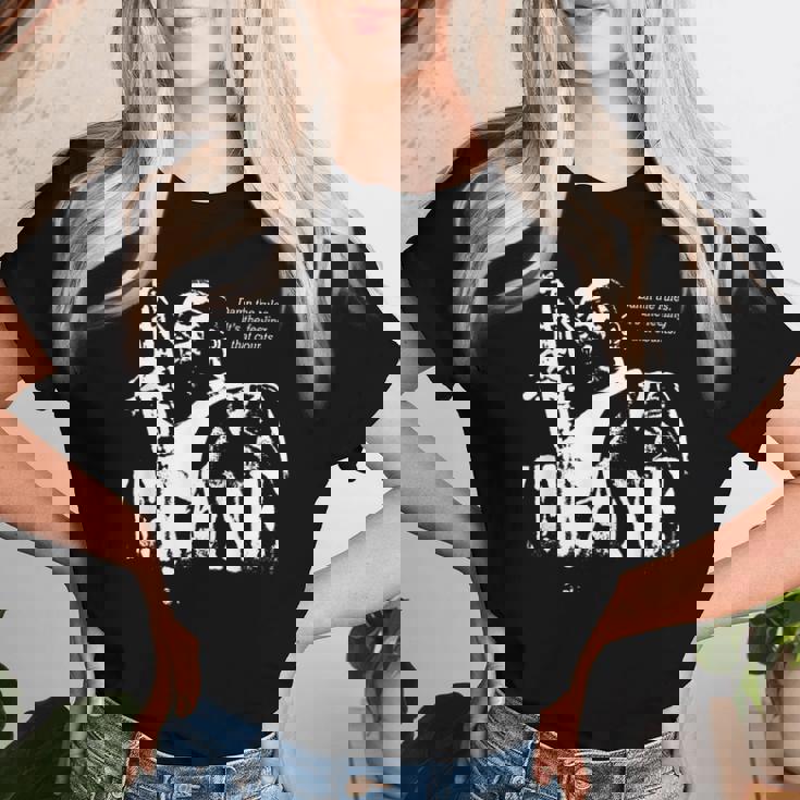 Coltrane Jazz Wisdomaxophonist Musician 1色 レディースTシャツ 彼女への贈り物