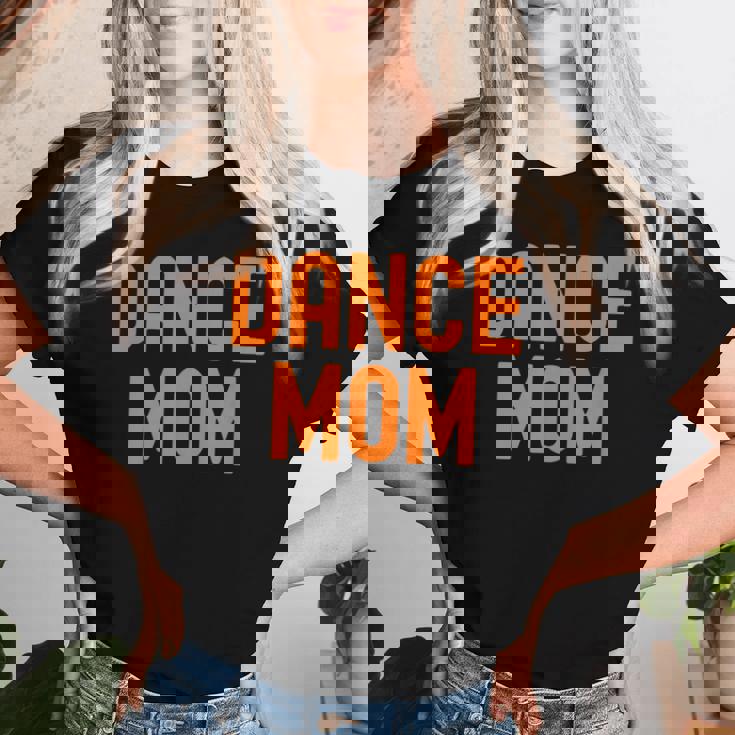 Dance Mom Orange Matching Parents レディースTシャツ 彼女への贈り物