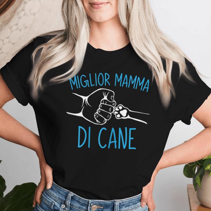 Festa Della Mamma Cani Miglior Mamma Di Cane Padrona Di Cane Maglietta da donna Regalos para ella