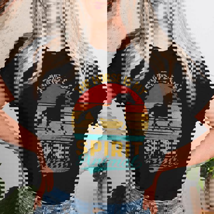 The Horse Is Mypirit アニマルシャツ entage Horse レディースTシャツ 彼女への贈り物