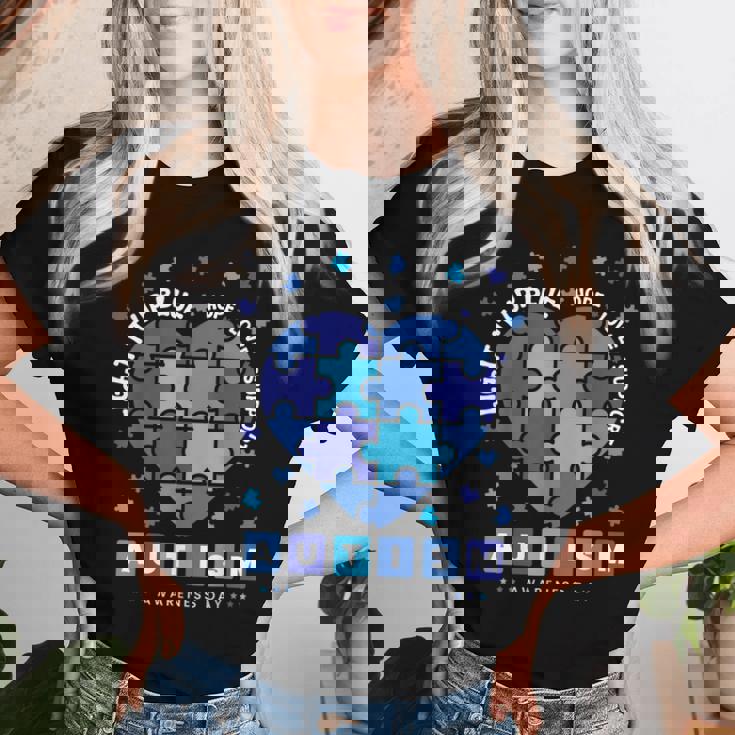 Light It Up ブルー 自閉症啓発 男性 女性 キッズ レディースTシャツ 彼女への贈り物