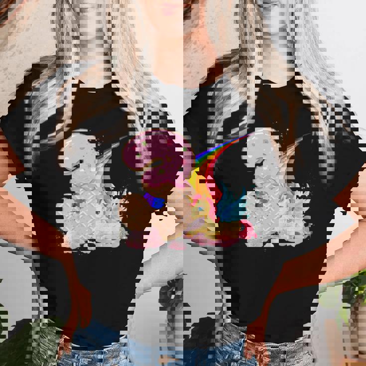 キッズ I Am 3 かわいいユニコーン 誕生日ギフト 女の子向け レディースTシャツ 彼女への贈り物