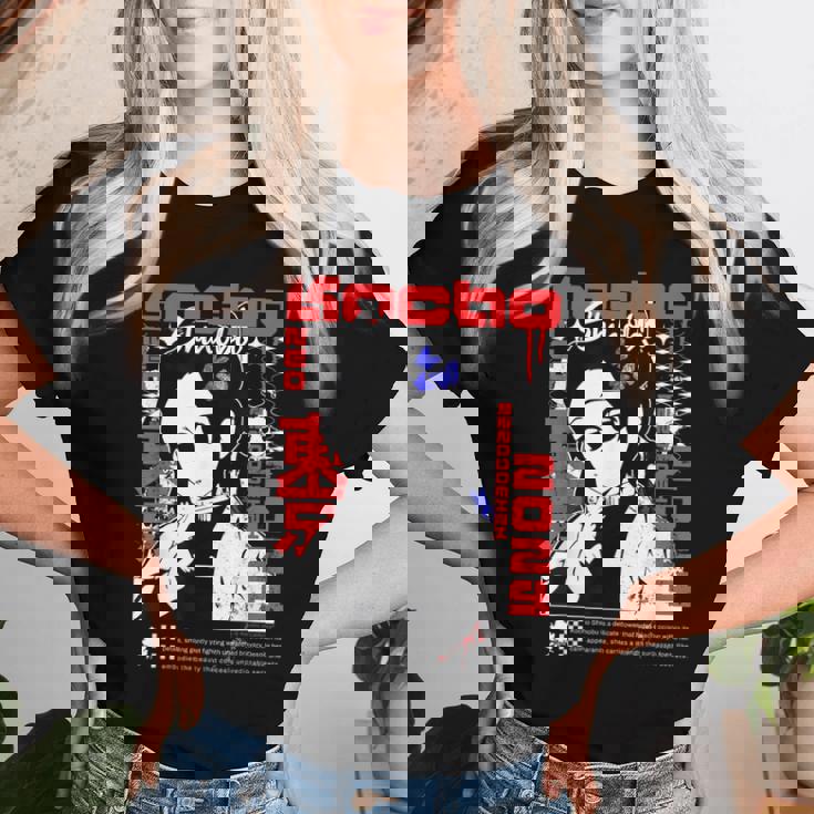 胡蝶しのぶ 繊細な花毒 レディースTシャツ 彼女への贈り物