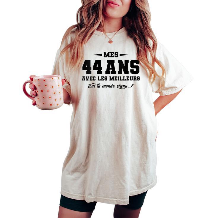 Àigner Anniversaire 44 Ans Cadeau Anniv 44 Ans T-shirt oversize confortable pour femme