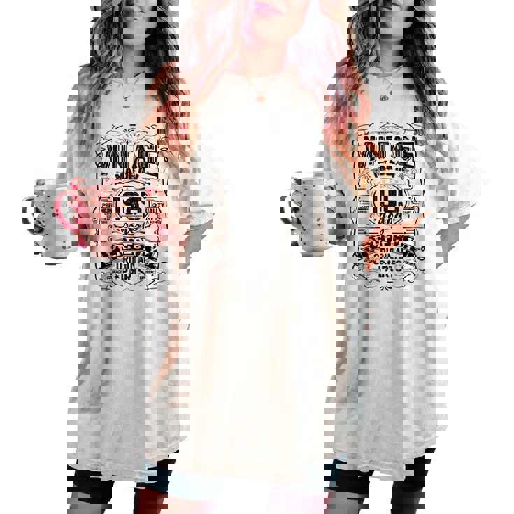 Vintage 1985 Classic 1985 Limited Edition Birthday レディースオーバーサイズコンフォートTシャツ