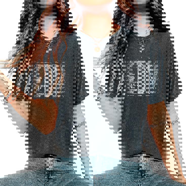 EDM Life Electronic Dance Music For DJ Women's Oversized Comfort Colors T-Shirt