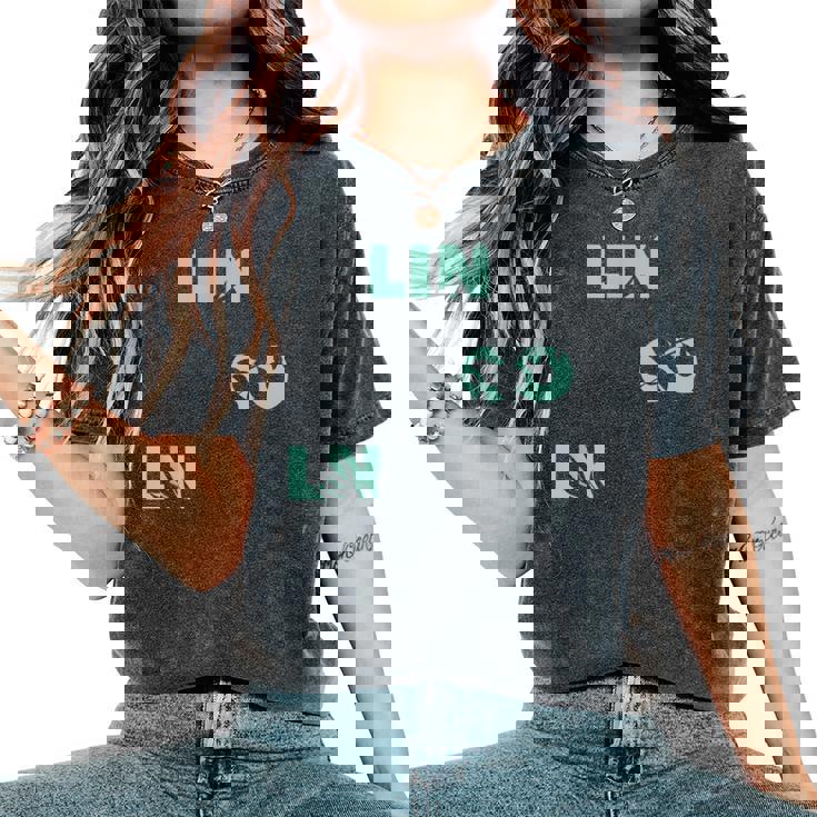 Flower City Usa リンカーン レディースオーバーサイズコンフォートTシャツ