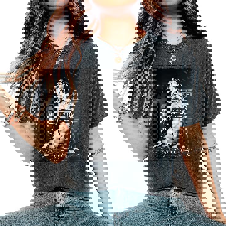 Hot Girl Edm シャツ メンズ セクシー ブロンド Dj レイブ B&W 長袖tシャツ レディースオーバーサイズコンフォートTシャツ