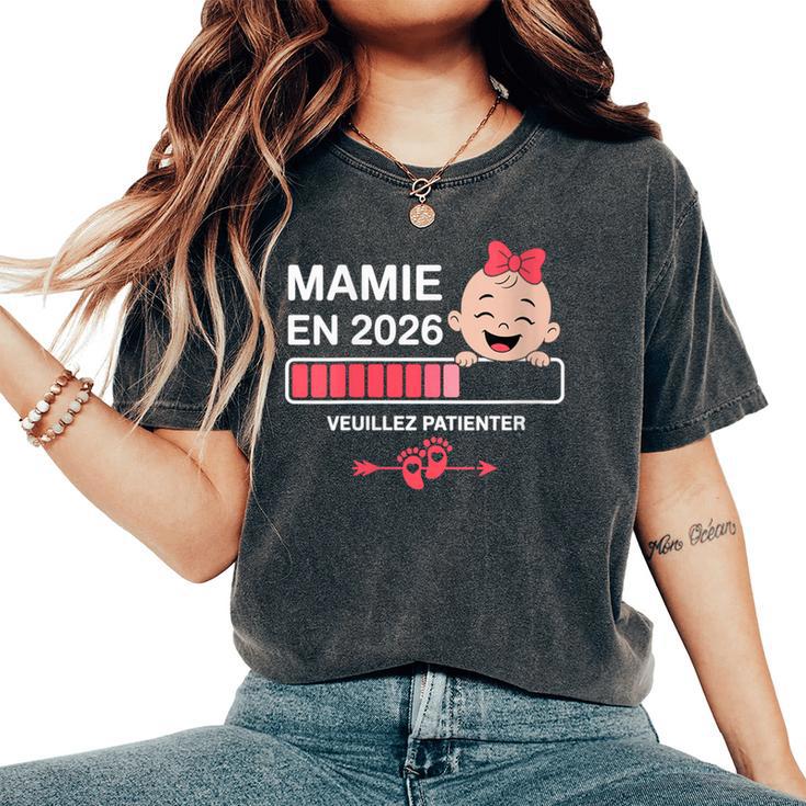 T-shirt 'Je Suis Une Mamie Qui Déchire' - Design Fleurs Pour Fête Des Grands-Mères, Annonce Grossesse 2026