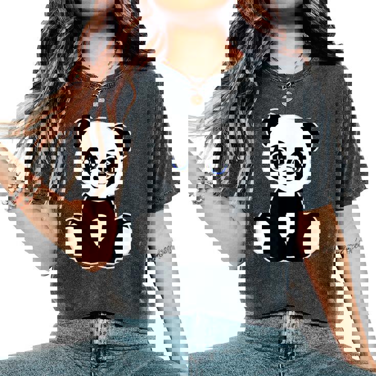 Panda Lover 幼児 女の子 男の子 トゥイーン キッズ かわいいパンダ ユース レディースオーバーサイズコンフォートTシャツ