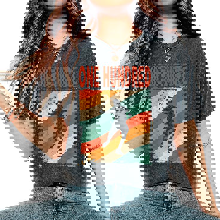 Tenis 100 Cumpleaños 100 Años Hombre Camiseta extragrande cómoda para mujer