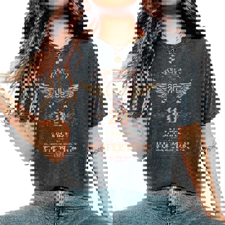 20 歳の誕生日の男性と女性への、 20 周年記念オリジナル 2005 年装飾のおもしろギフト レディースオーバーサイズコンフォートTシャツ