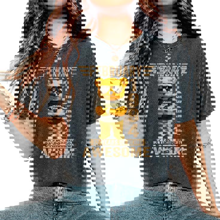 32歳 1994年2月 テディベア 32歳 誕生日 男性 女性 レディースオーバーサイズコンフォートTシャツ