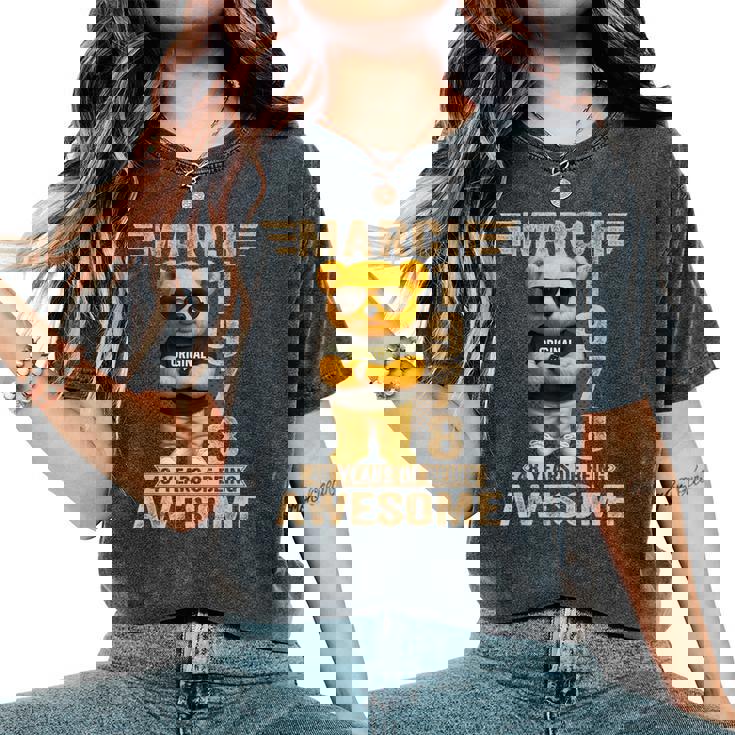 48歳 1978年3月 テディベア 48歳 誕生日 男性 女性 レディースオーバーサイズコンフォートTシャツ