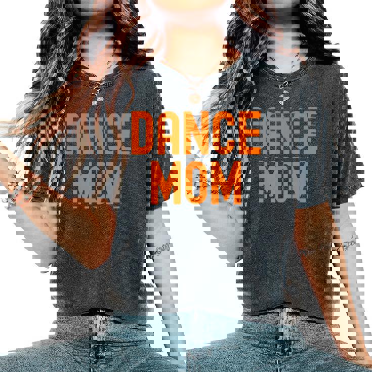 Dance Mom Orange Matching Parents レディースオーバーサイズコンフォートTシャツ