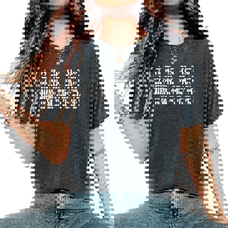 Girls Just Wanna Have 基本的な人権 レディースオーバーサイズコンフォートTシャツ