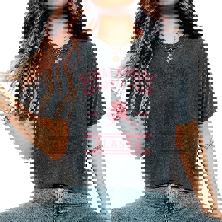 Kenai Fjords National Park Est 1980 Alaska Women's Oversized Comfort Colors T-Shirt