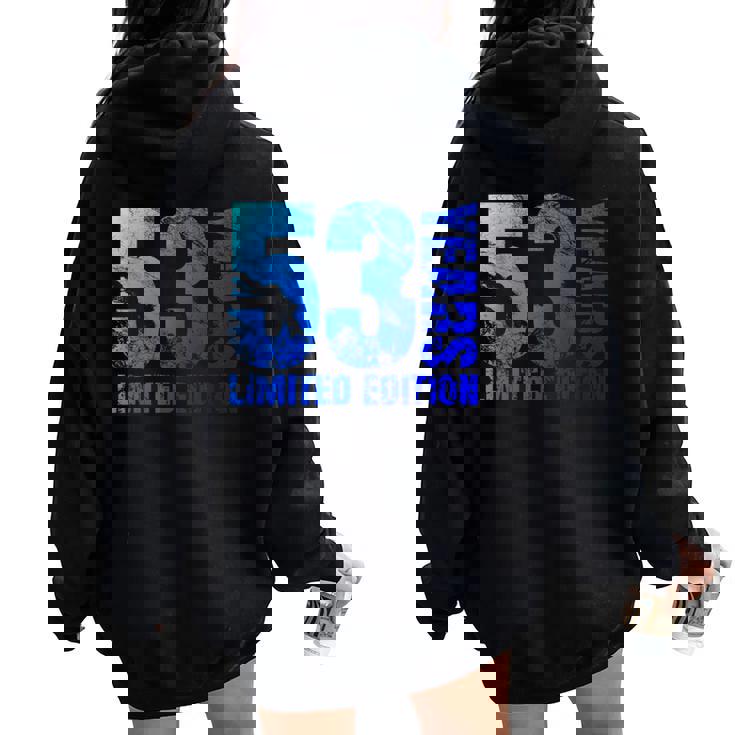 53歳 男性 ギフト 53歳 誕生日プレゼント 女性用 レディース オーバーサイズ パーカー バックプリント