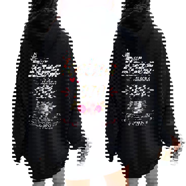 55 Años Cumpleaños Hecha En 1970 55 Cumpleaños Regalo Women Oversized Hoodie Back Print