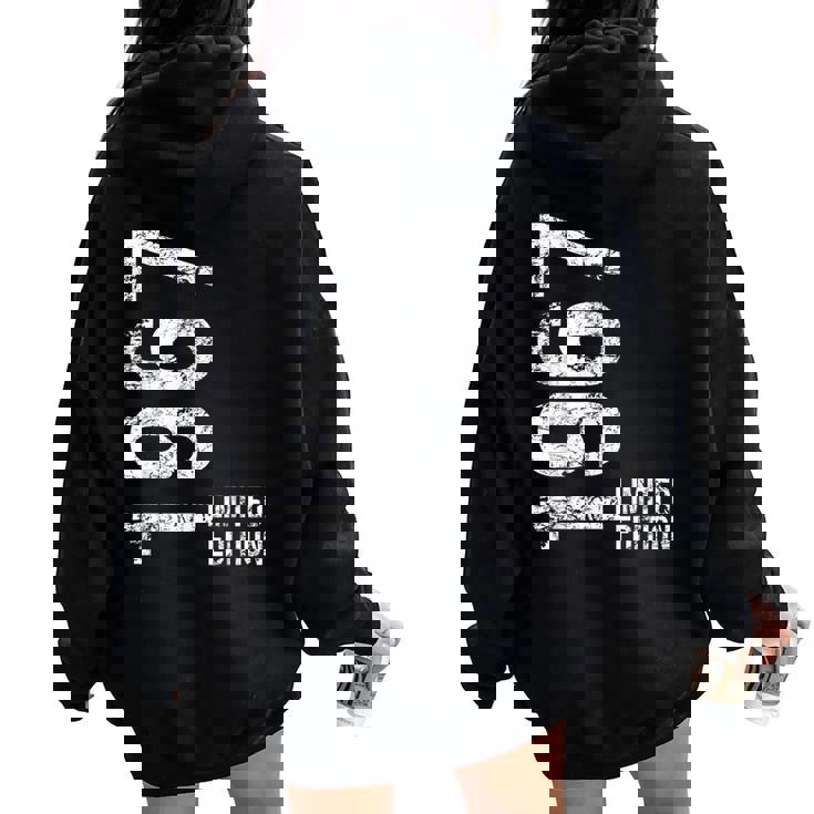 58歳の誕生日 男性 女性 58歳 1967年 誕生日プレゼント レディース オーバーサイズ パーカー バックプリント