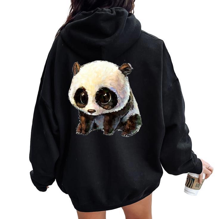 Pull à Capuche Panda En Polaire - Sweat Ample Ouvert Devant, Chaud Et Mignon Pour L'hiver