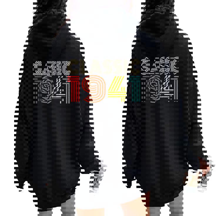 Classic 1941Intage 1941 Womenintage Year Birthday レディース オーバーサイズ パーカー バックプリント