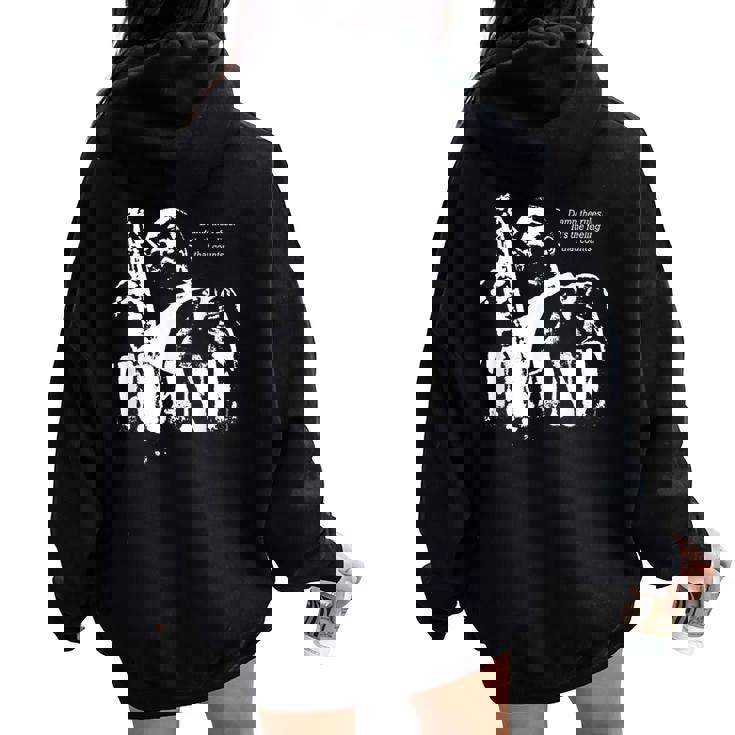 Coltrane Jazz Wisdomaxophonist Musician 1色 レディース オーバーサイズ パーカー バックプリント