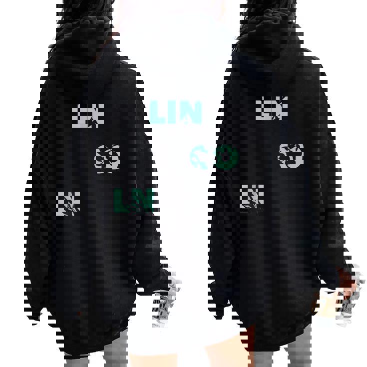 Flower City Usa リンカーン レディース オーバーサイズ パーカー バックプリント