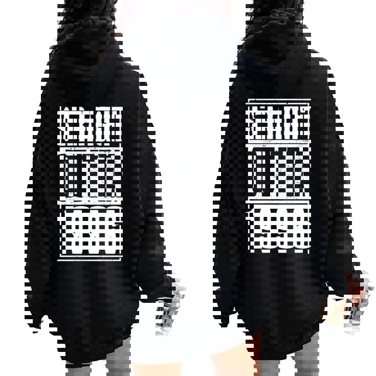 Straight Outta 1996 Womenintage 1996 Birth Of Birthday 長袖tシャツ レディース オーバーサイズ パーカー バックプリント